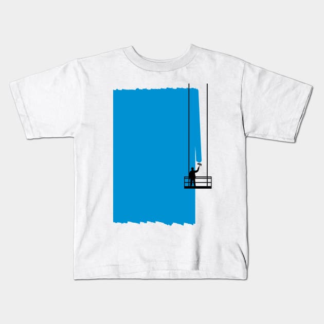 Facades painters Kids T-Shirt by Quentin1984